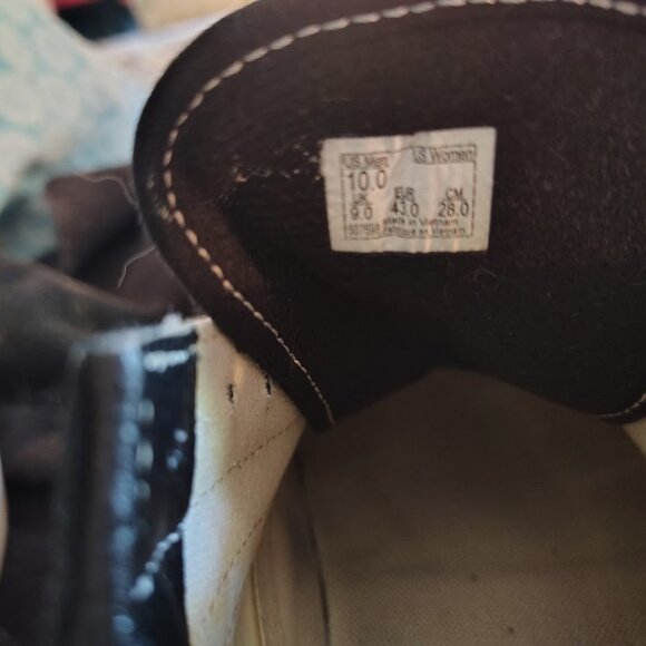 Vans Old Skool black and white mens shoes size 10 - Picture 4 of 4